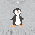 thumbnail image 4 of Inktastic Cute Baby Penguin Girls Baby Dress, 4 of 5
