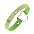 thumbnail image 1 of Collier Coloré Style Japonais Halloween Gourmette Étincelante en Cuir Accessoire pour Femmes Ras du Cou Chaîne Réglable Cœur Ras du Cou Vert, 1 of 8