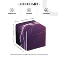 thumbnail image 3 of Picia Thunderstorm Violet Purple Pattern Tissue Box Cover,PVC Leather Square Holder,Tissue Box Holder with Magnetic Bottom,Facial Paper Organizer Dispenser-5.2"X5.2"X5.2", 3 of 8