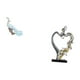 thumbnail image 5 of Estatua del pavo real,Estatua de pavo real,adorno de escritorio creativo y divertido,Estatua de pareja,Figura de pareja besándose,regalo de boda moderno,Estatua de pareja besándose en el, 5 of 8