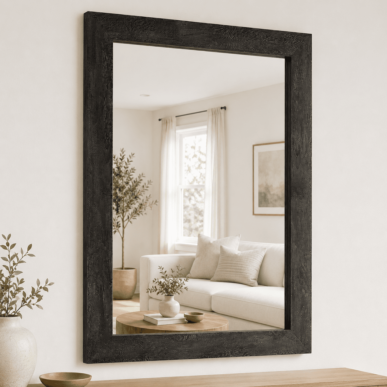 Morris Wall Mirror - Nutmeg 30