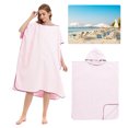 thumbnail image 4 of Toalla Con Capucha para Surf Poncho Unisex Secado Rápido A Prueba Viento Playa Al Aire Libre, 4 of 9