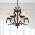 thumbnail image 3 of Livex Lighting Millburn Manor Chandelier in Imperial Bronze, 3 of 11