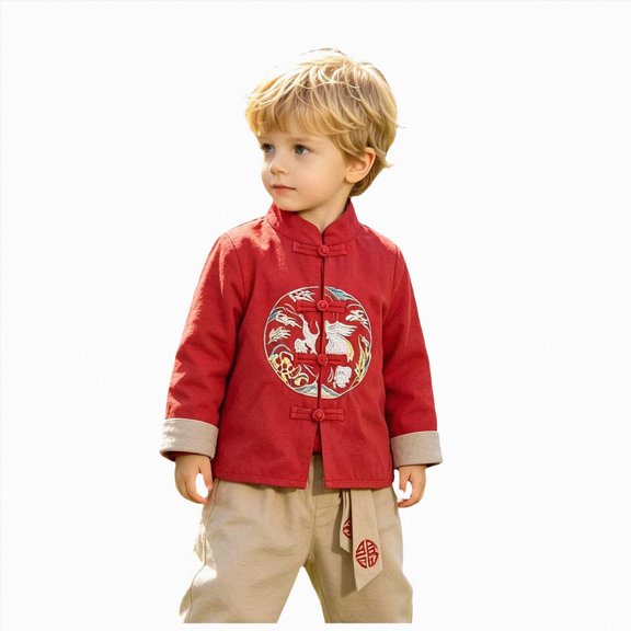 Kogui Toddler Golf Clothes Boys Summer Outfits 2 Piece Top and Shorts Casual Kids Clothing Set 5T 6T (Red,5-6 Years)