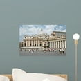 thumbnail image 1 of Piazza San Pietro Wall Mural by Wallmonkeys Peel and Stick Graphic (18 in W x 12 in H) WM212090, 1 of 4