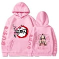 thumbnail image 1 of Chandail à Capuchon Demon Slayer Kamado Nezuko à Imprimé Graphique, Chandails à Capuchon et Chandails Molletonnés pour Femmes, Mode Urbaine Décontracté, Harajuku, Chandails à Enfiler pour Couple, Hauts, 1 of 5