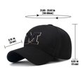 thumbnail image 7 of Fashion Men Women M Letter Three-Dimensional Embroidery Baseball Cap New Unisex Outdoor Casual Sport Duck Tongue Cap Sun Hat, 7 of 7