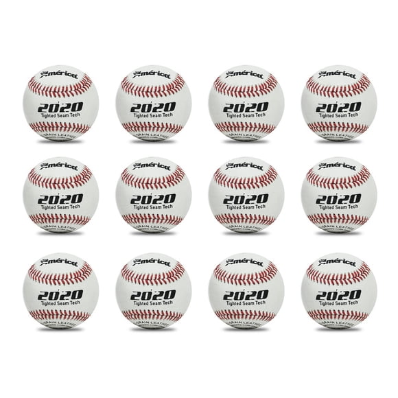 Pelotas Beisbol America 2020 Piel - 12 pzas Blanco 2020