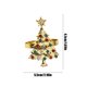 thumbnail image 3 of Puntoco Broche de servilleta de árbol de Navidad de metal para Navidad, anillo para servilleta, broche de servilleta de Navidad, anillo de tela con incrustaciones de diamantes, 3 of 6