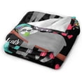 thumbnail image 3 of Cute Sloth Throw Blanket Cozy Plush Just A Girl Who Loves Flannel Fleece Ultra Soft Blankets Unisex Lightweight Fuzzy Flower Party Blanket Gifts for Bed Couch Sofa Boys Girls 80"x60", 3 of 6