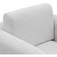 thumbnail image 5 of Meridian Furniture Alessandra Cream Chenille Fabric Swivel Accent Chair, 5 of 9