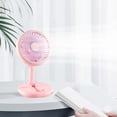 thumbnail image 6 of Fanshiluo Foldable USB Rechargeable Handheld Small Fan With Cell Phone Stand Desktop Fan, 6 of 8