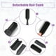 thumbnail image 5 of Unique Bargains Cepillo de pelo Cepillo de peinado de 9 filas para mujeres Cepillo desenredante Cepillo de viaje para cabello húmedo para cabello rizado Negro, 5 of 7