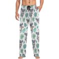 thumbnail image 4 of Top-kevin Gras Floral Pajama Pants Men's Pajama Bottoms Lounge Sleepwear PJs Casual Sleep Pants S, 4 of 11