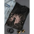 thumbnail image 3 of Mystic Cat Shaped T-Shirt Women -Image by Shutterstock, Female Medium, 3 of 4