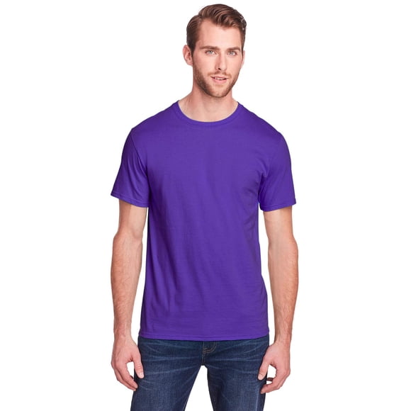 Remera Fruit of the Loom Iconic para Adulto Color Púrpura Talle XL