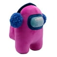 thumbnail image 2 of Among Us 6" Plush, Pink Earmuffs, Stuffed Animals & Plush Toys for Children 3+, 2 of 5