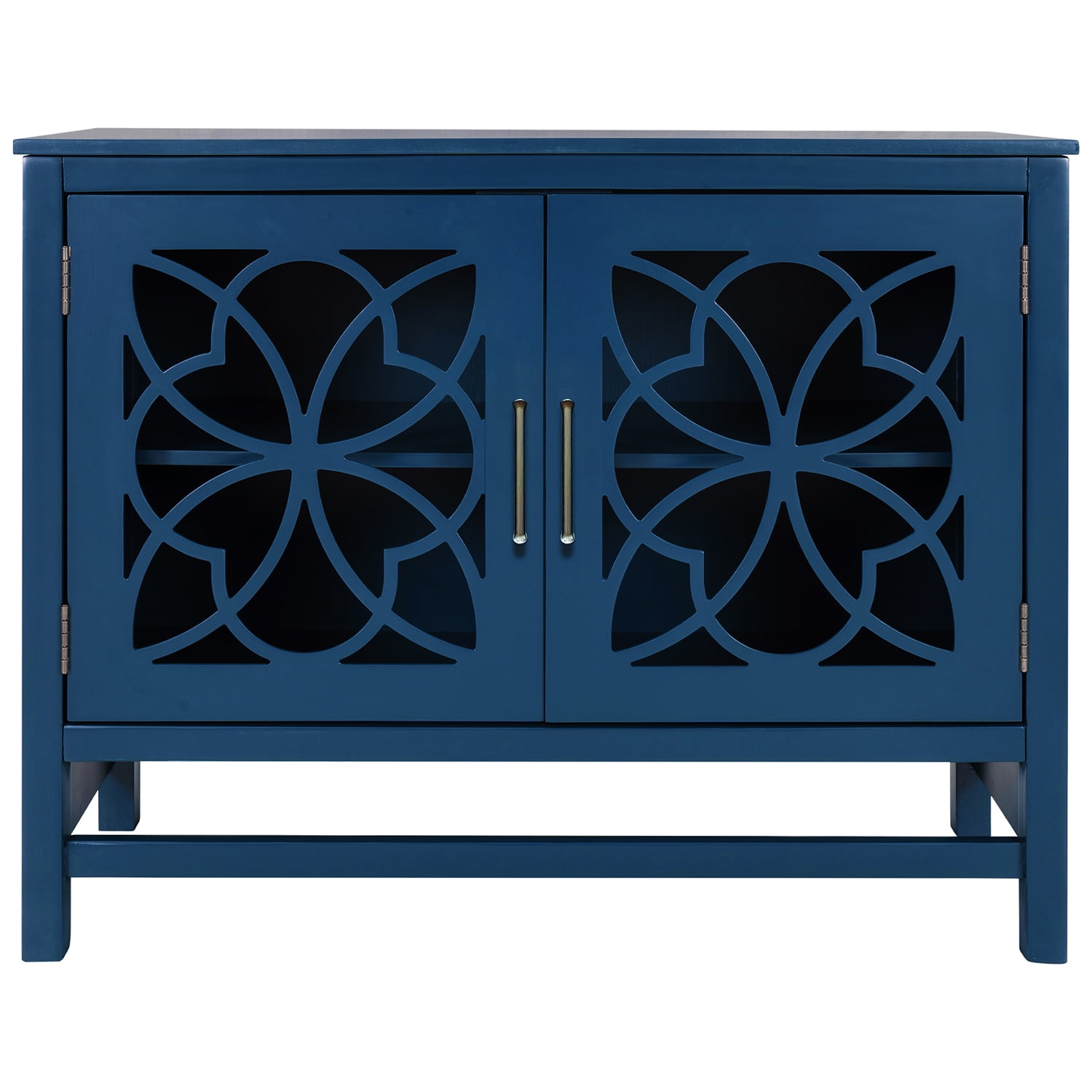 Kadyn Wood Storage Cabinet, Entryway Storage Cabinet with Doors and Adjustable Shelf, Floor Storage Cabinet for Living Room Entryway, Navy Blue Kadyn Wood Storage Cabinet, Entryway Storage Cabinet with Doors and Adjustable Shelf, Floor Storage Cabinet for Living Room Entryway, Navy Blue