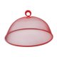 thumbnail image 5 of Cubierta de malla metálica para alimentos, para picnic, reutilizable, de hierro, para mantener alejadas a las moscas. Rojo, 5 of 9