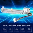 thumbnail image 4 of SM1511 Micro Linear Screw Slider Stepper Motor, M6 Inkjet Coder, 5V 2, Phase 4, Wire Pull Push Rod Actuator,100%  and , Made of Metal Material, Sturdy and, 4 of 7