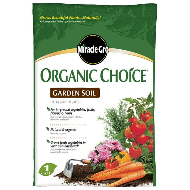 Miracle Gro Organic Garden Soil 1 Walmart Com Walmart Com