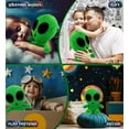 thumbnail image 5 of DolliBu Snug-Mooshies Green Alien Stuffed Animal Plush Toy - Space Super Fluffy Soft Animal Friend for Girls and Boys, Medium Huggable Cute Plush for Kids Play, Cuddling, and Decoration - 12 Inches, 5 of 9