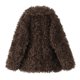 thumbnail image 3 of HH TRAF Chaqueta de piel sintética rizada de invierno para mujer 2024, abrigo ajustado liso con bolsillos laterales y solapa de manga larga, abrigo informal holgado y cálido para mujer, 3 of 4