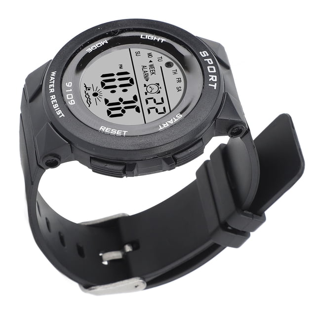 Reloj Electrónico Multifunción Resistente Al Agua con Temporizador Despertador Cronómetro Pantalla Grande Ideal para Deportes Diarios y Actividades Al Aire Libre ANGGREK Otros