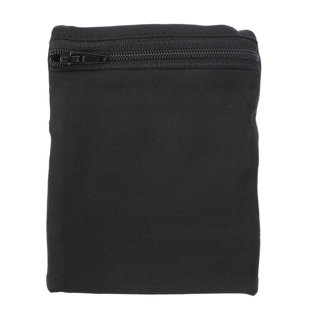 LOLIPPYY Brassard de Téléphone Portable Sac Polyester Noir Extensible 1Ensemble