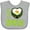 AC-Heather Grey, variant on Inktastic I Love Sushi- Cute Boys or Girls Baby Bib