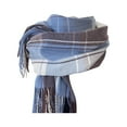 thumbnail image 2 of Kelon Womens Fall Winter Scarf Plaid Tassel Soft Warm Blanket Scarves Womens Shawl Wraps, 2 of 3