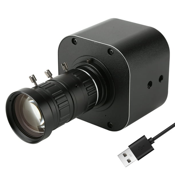 Camara web Camara USB 4K HD Zoom Optico 10X Lente Variable 5 50mm Mini Camara Web 8MP con Microfonos 1920x1080 60fps Enfoque Manual con 2 Formatos de Imagen MJPEG y YUY2 Compatible con Windows