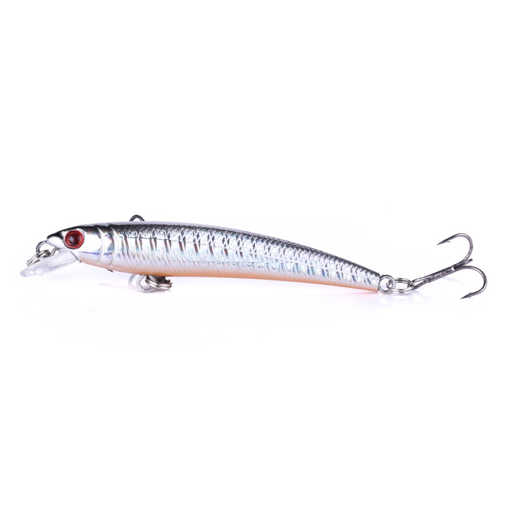 HENGJIA Minnow Bass Fishing Lures, Jerkbait Lure Set Hard Baits Crankbait for Catfish Trout Walleye Fishing Bait 12Pcs/kit
