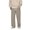 Khaki, variant on Casual Pants for Women Drawstring High Waisted Baggy Wide Leg Sweat Workout Pants with Pockets