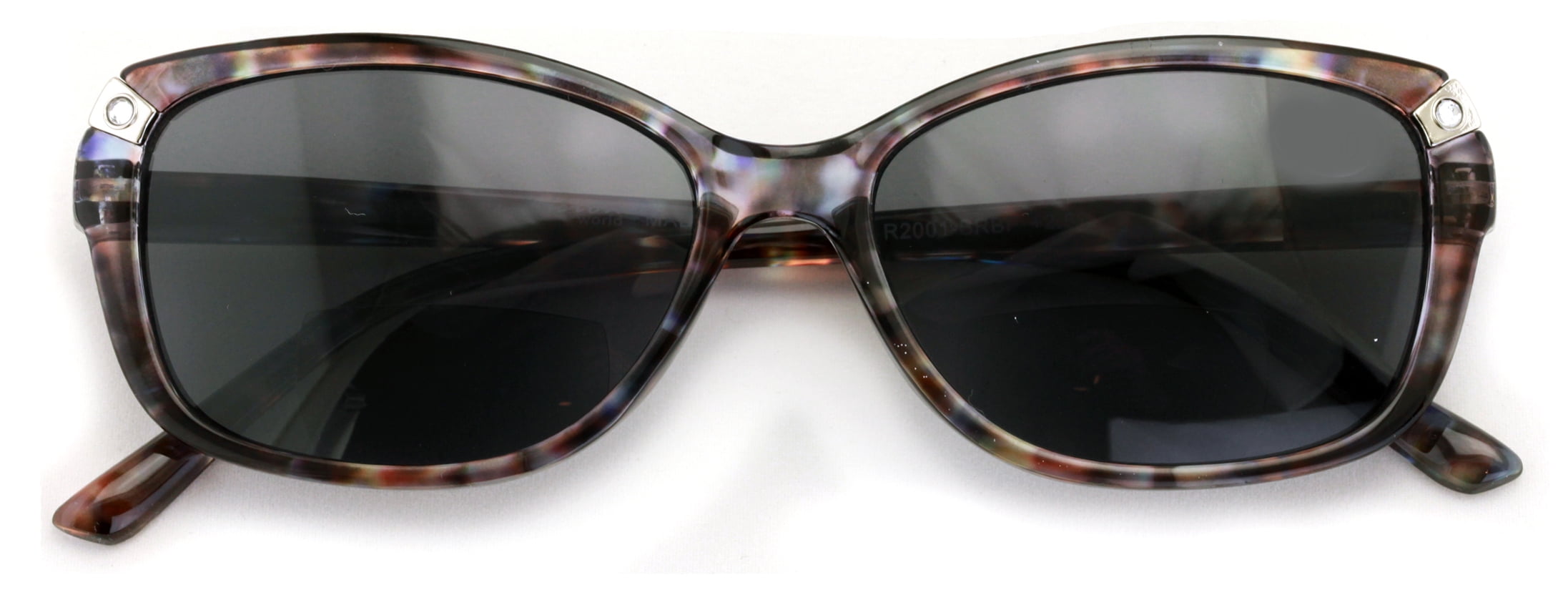 V.W.E. Women's Bifocals Reading Sunglasses Reader Glasses Vintage Outdoor Cateye Mosaic