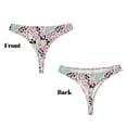 thumbnail image 3 of Fotbe West Cowgirl Disco Tanga Sin Costuras para Mujer con Estampado – Panties Invisibles, Transpirables y Cómodos para Uso Diario-X-Small, 3 of 6