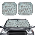 thumbnail image 2 of Haiem Pirate Adventure Map Car Windshield Sun Shade (2 Pieces) Foldable Windshield Sun Shade Car Accessories for Truck SUV Pickup-Small, 2 of 7
