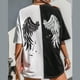 thumbnail image 4 of Camiseta de verano 2022 para mujer, camiseta de gran tamaño para hombre, camisetas para mujer, camisetas gráficas de manga corta para mujer, ropa, blusa de moda, 4 of 5