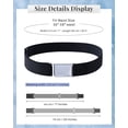 thumbnail image 6 of AWAYTR 4 Pack Kids Elastic Stretch Belts, Adjustable Magnetic Buckle Waist Belts for Boys Girls Uniform Jeans Easy Use, 6 of 11