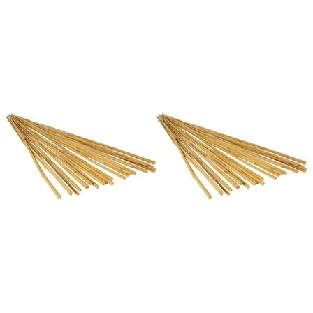 4-Foot High Strength Natural Finish Bamboo Stakes (50 Stakes) | HGBB4