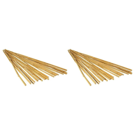 4-Foot High Strength Natural Finish Bamboo Stakes (50 Stakes) | HGBB4