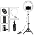 thumbnail image 2 of Lishi 18" LED Ring Light with Tripod Mount for Selfies, 2 of 5