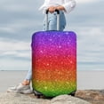 thumbnail image 6 of Picia Rainbow Glitter Luggage Protector Cover Thicken Suitcase Protector Cover Fit 18-32 Inch Luggage-Large, 6 of 9