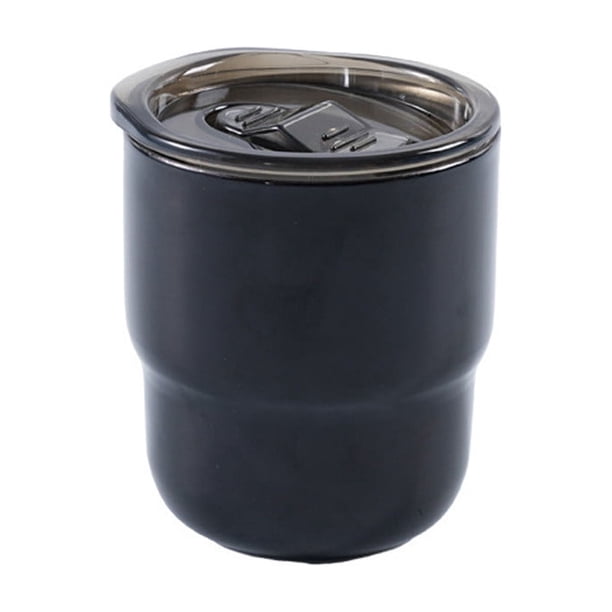 Taza de café de acero inoxidable de doble pared con aislamiento térmico,mini vaso térmico de viaje para bebidas frías y calientes,taza portátil para oficina,hogar y uso al aire libre.