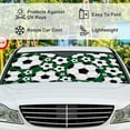 thumbnail image 5 of Car Windshield Sunshade Blocks Sun Visor Protector Football Soccer Balls Foldable Sun Shield For Vehicle Car Truck SUV Van 51x27.5 inches Keep Vehicle Cool, 5 of 6
