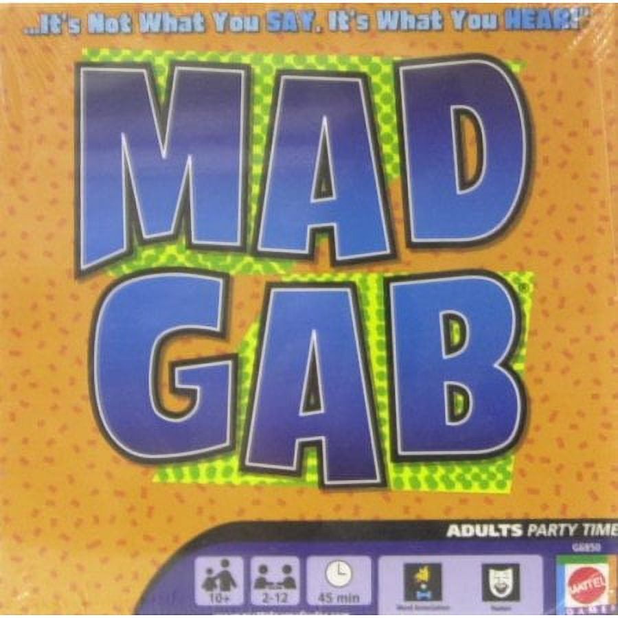 Open Box Mad Gab Card Game by Mattel