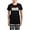 With Checker Pant, variant on CafePress - California Women's Light Pajamas - Women's Short Sleeve Print T-Shirt and Pants Dark Cotton Pajama Set
