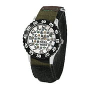Disney Star Wars Yoda Luke Skywalker,Darth Vader,C-3PO,Boba Fett Boys' Stainless Steel Watch, 1-Pack