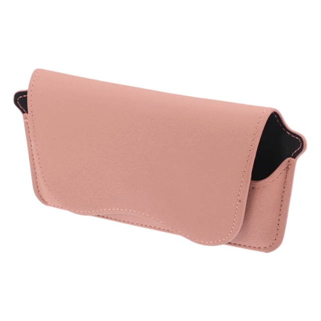Estuche para Gafas de Sol del Coche Único Bargains Magnético Universal Soporte para Gafas de Visor de Coche Caja de Almacenamiento Cuero Microfibra Rosa 19x8.5cm 1 Pcs
