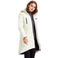 thumbnail image 4 of Orolay Women's Quilted Jacket Slim Down Jacket Outerwear Jacket Mid Length Overcoat White M, 4 of 6